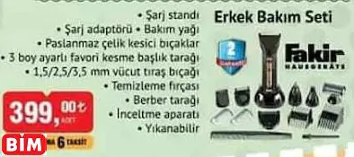 FAKİR ERKEK BAKIM SETİ FAKİR ERKEK BAKIM SETİ